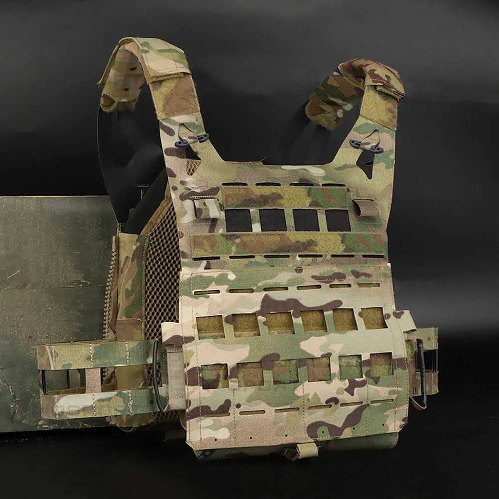 

Tactical Plate Carrier SPC Lightweight Paintball Airsoft Combat Game Body Armor Quick Release Adjustable MOLLE Hunting Vest Gear