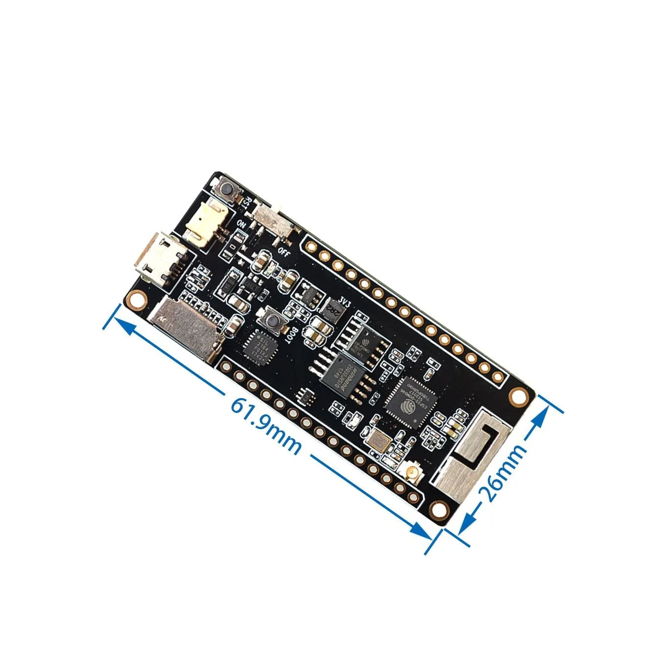 T8 V1.1 TTGO ESP32 4MB PSRAM TF CARD 3D ANTENNA WiFi Module Bluetooth ESP32-WROVER Micropython