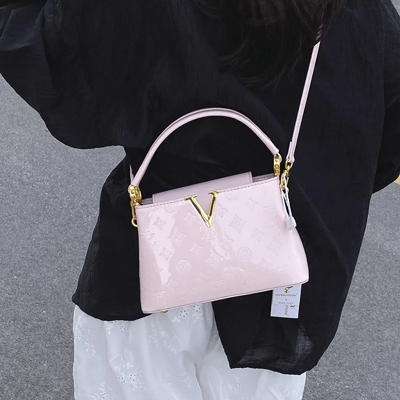 حقيبة دلو جلدية فاخرة لعام 2025 للنساء ذات سعة كبيرة حقيبة ركاب للعمل محفظة كتف أنيقة عبر الجسم #3