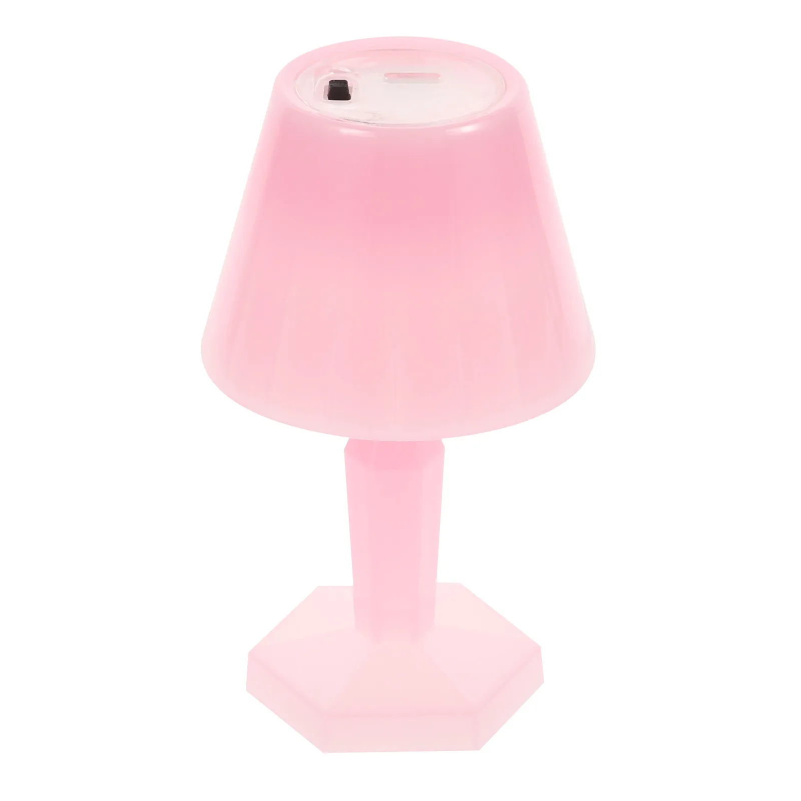 

Mini Bedside Lamp Macaron Color Mini House Decorative Light for Photography Prop Small Desk Lamp for DIY Miniature Scene