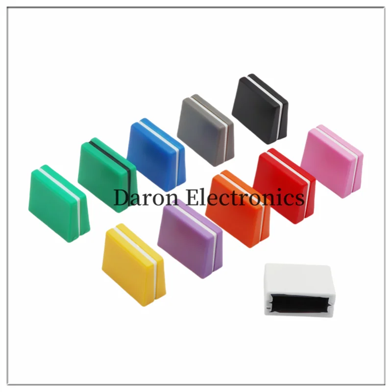Plastic sliding recommended cap 20*9*15 square hole 1*4mm mixing console push key sliding potentiometer push cap