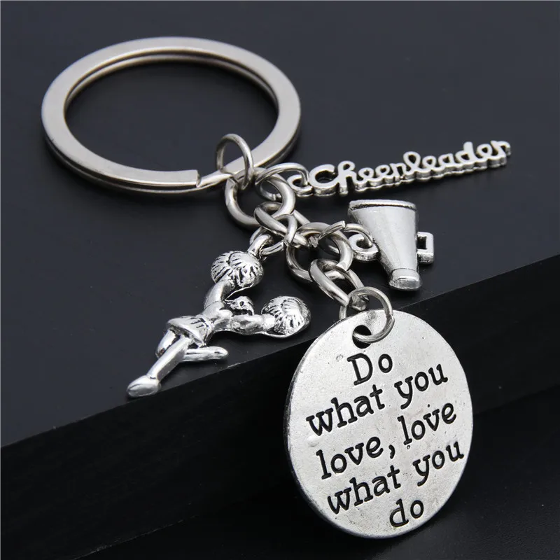 التشجيع المفاتيح يهتف فريق سحر كيرينغ المراهقين هدية سلاسل المفاتيح اسهم دروبشيبينغ يهتف المجوهرات