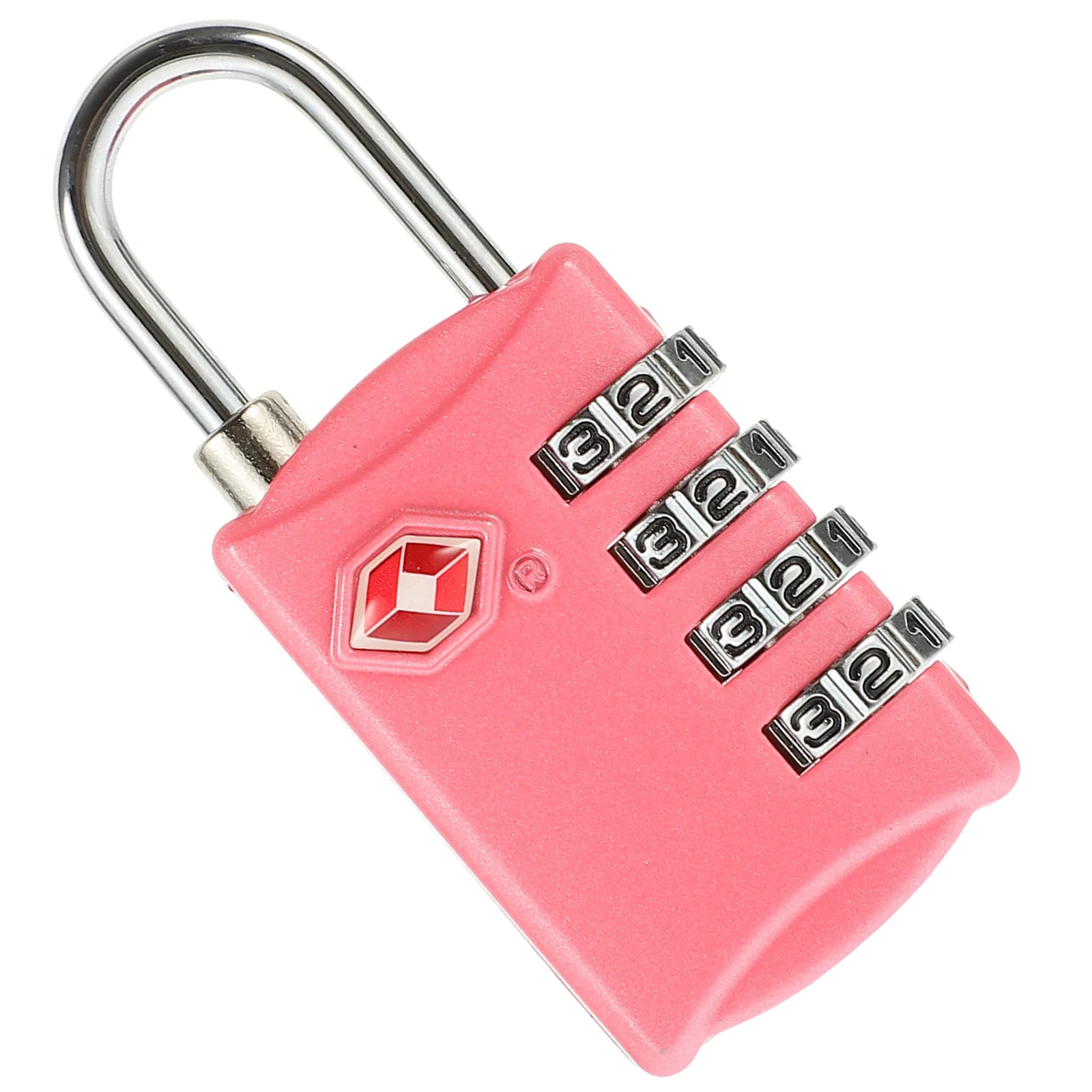 

1PCS TSA Approved 4 Combination Lock Portable Zinc Alloy Resettable Password Luggage Security Lock for Suitcase Locker