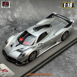 LCD Model 1/18 scale collection Pagani Huayra R Pearl white diecast model static display festive gift collection
