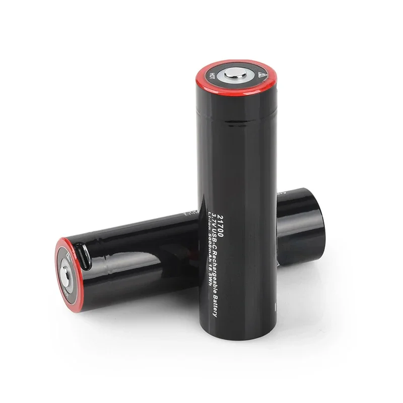 Lithium-ion Battery Suitable for Toy Camera and Flashlight AA Rechargeable Battery 5000mAh 21700 3.7V