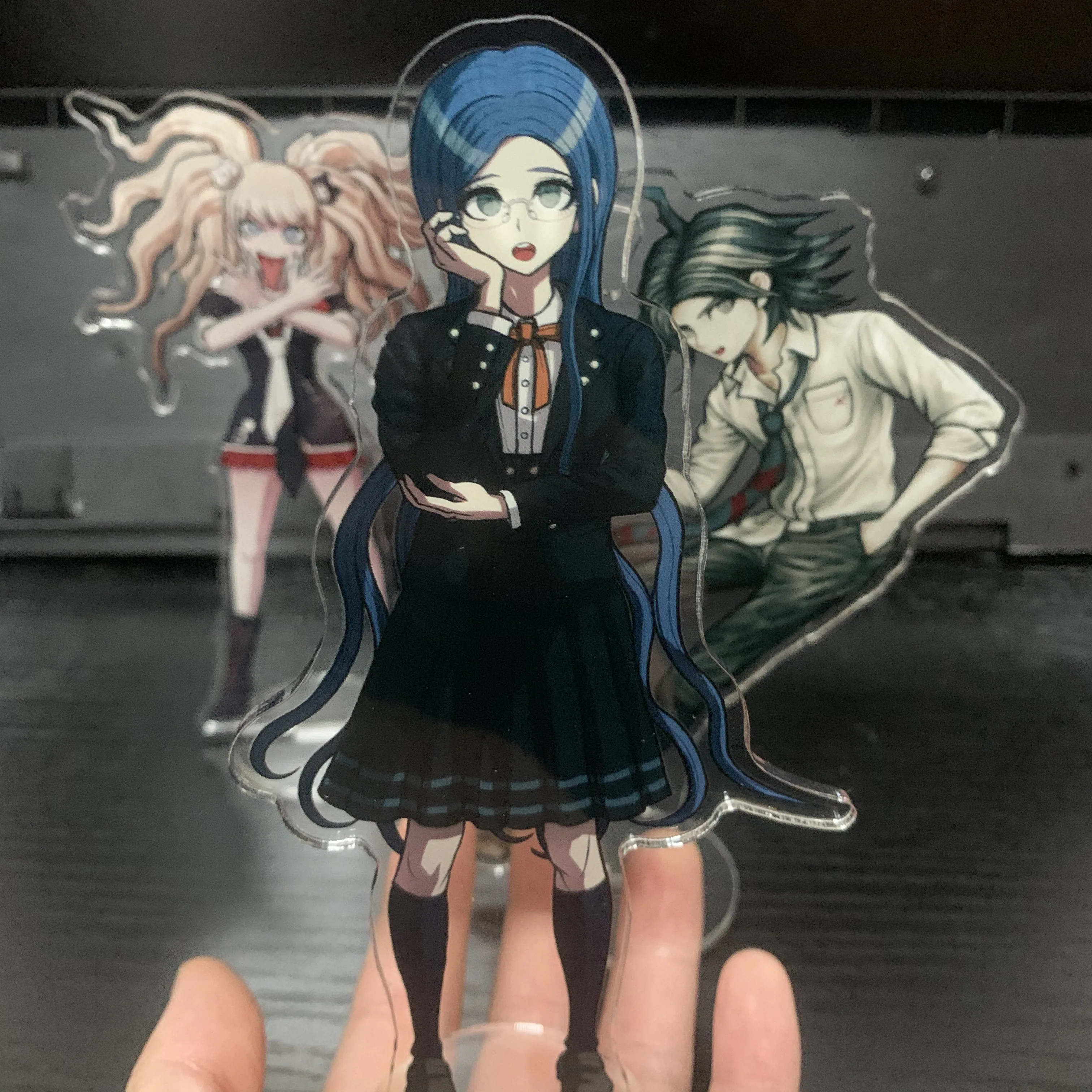 Danganronpa Anime Figures Nagito Komaeda Naegi Makoto Kirigiri Kyouko Maizono Sayaka Cosplay Acrylic Stand Model Fans Xmas Toys