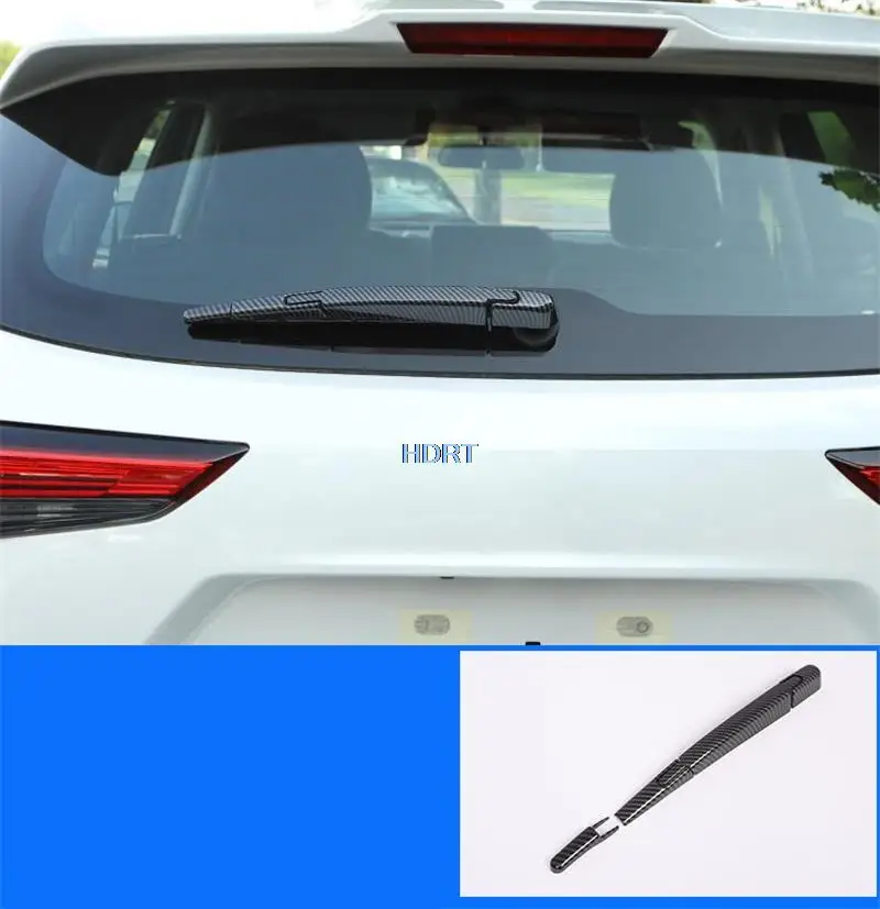 Car Style Accessories Rear Trunk Molding Window Rain Wiper Cover Tail Door Trim Strip For Toyota Highlander Crown Kluger 2021 +