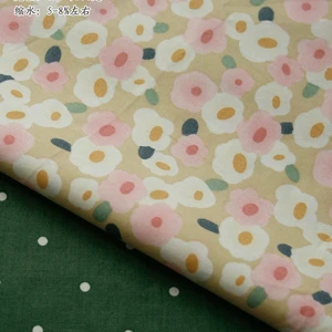 Baumwoll -Twill -Nähstoff, grün rosa Erdbeere, Kleid machen, Kinderkleidung, Kleidung, handgefertigt, DIY, 160x50 cm 12 Hauptverkaufs Strawberry Stoff - №10