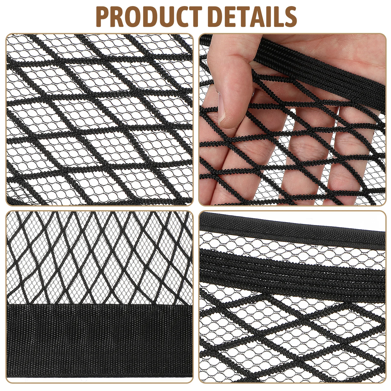 4 stücke Band Lagerung Net Elastische Mesh Cargo Net Für Auto Stamm Organizer Klebstoff Tasche Wand Lagerung Netting Kleine