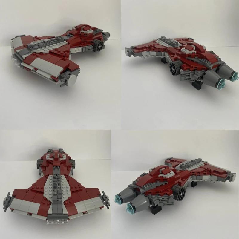 384 pçs MOC-226578 espaço guerra defensor-classe luz corvette blocos de construção conjunto técnico natal estrela tijolo conjunto presentes aniversário