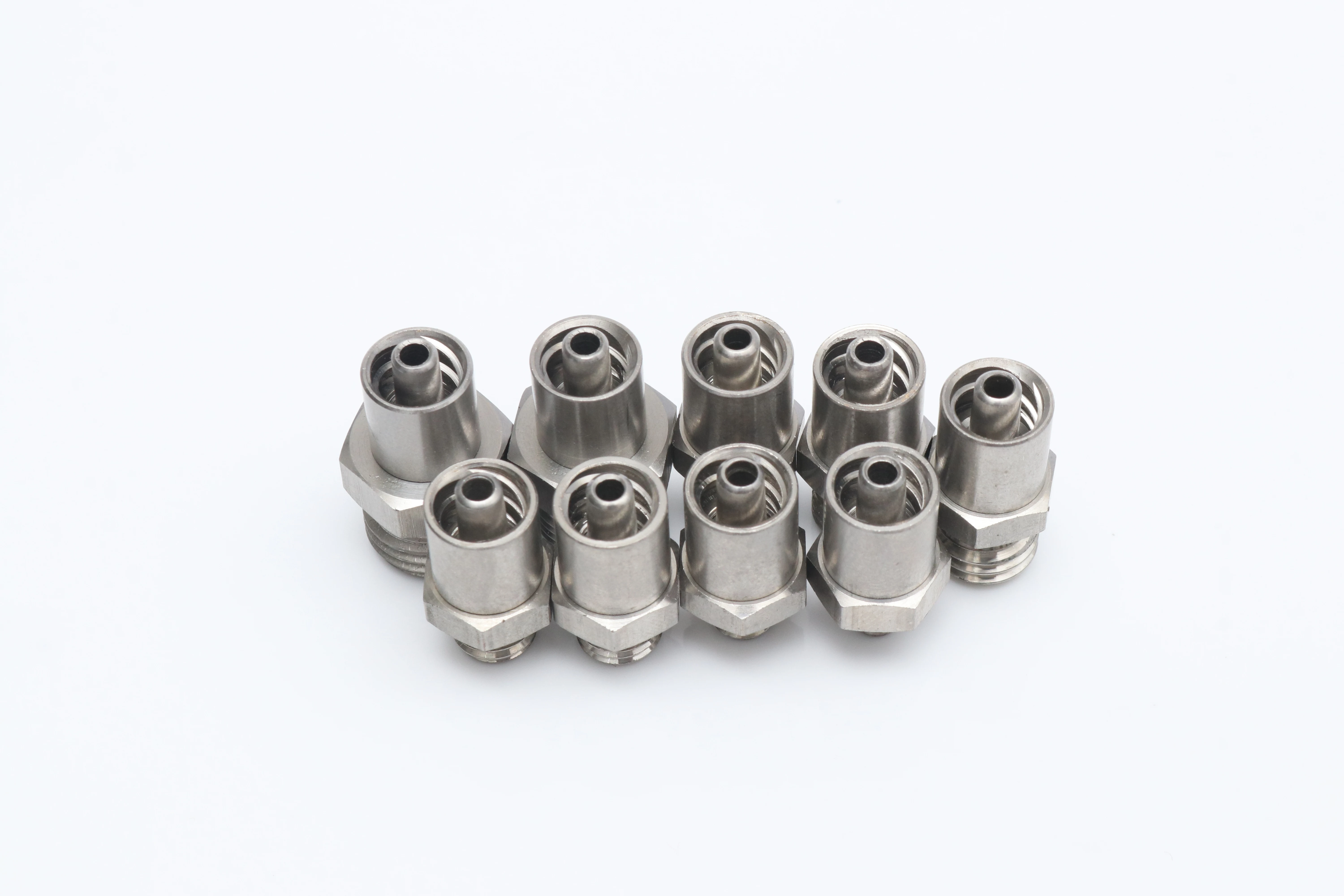 Multiple specifications of  metal 316 stainless steel dispensing adapters, pin tube adapters, dispensing equipment accessories