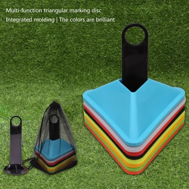 652F 5 個サッカートレーニングディッシュサッカープレイマーキングトレイバスケットボールフィールドマーカー