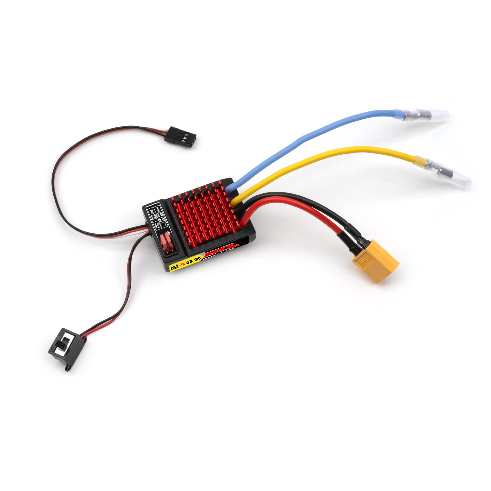 RCXAZ AEY60/BEY60 controlador de velocidad cepillado ESC 60A impermeable para RC 1/10 1/12 coche/barco Axial SCX10 RC Tamiya Traxxas TRX4