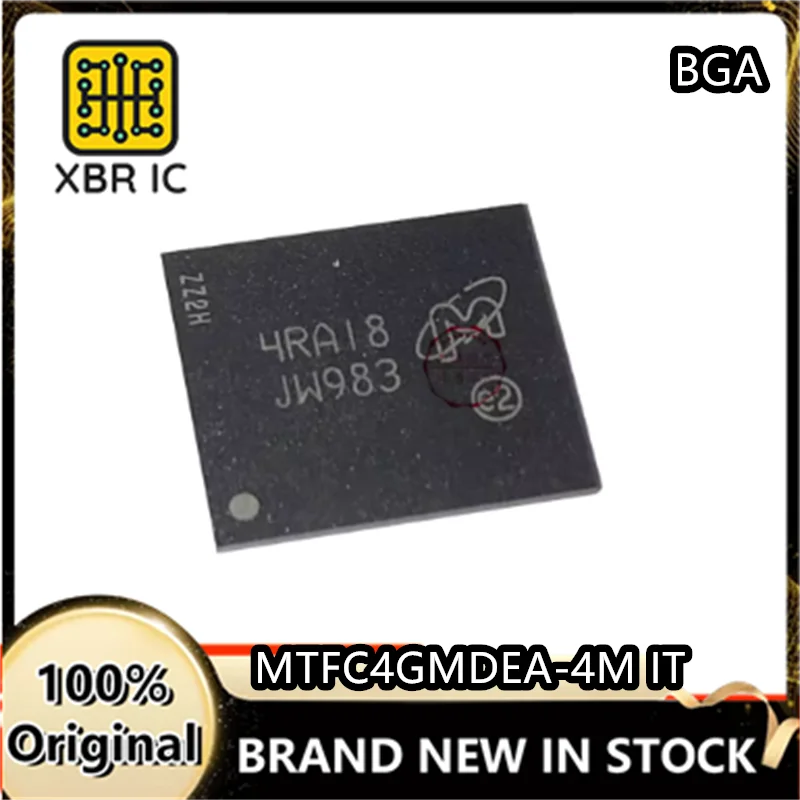 

(4/10 pieces) MTFC4GMDEA-4M IT silk screen JW983 package BGA153 memory IC new original authentic spot