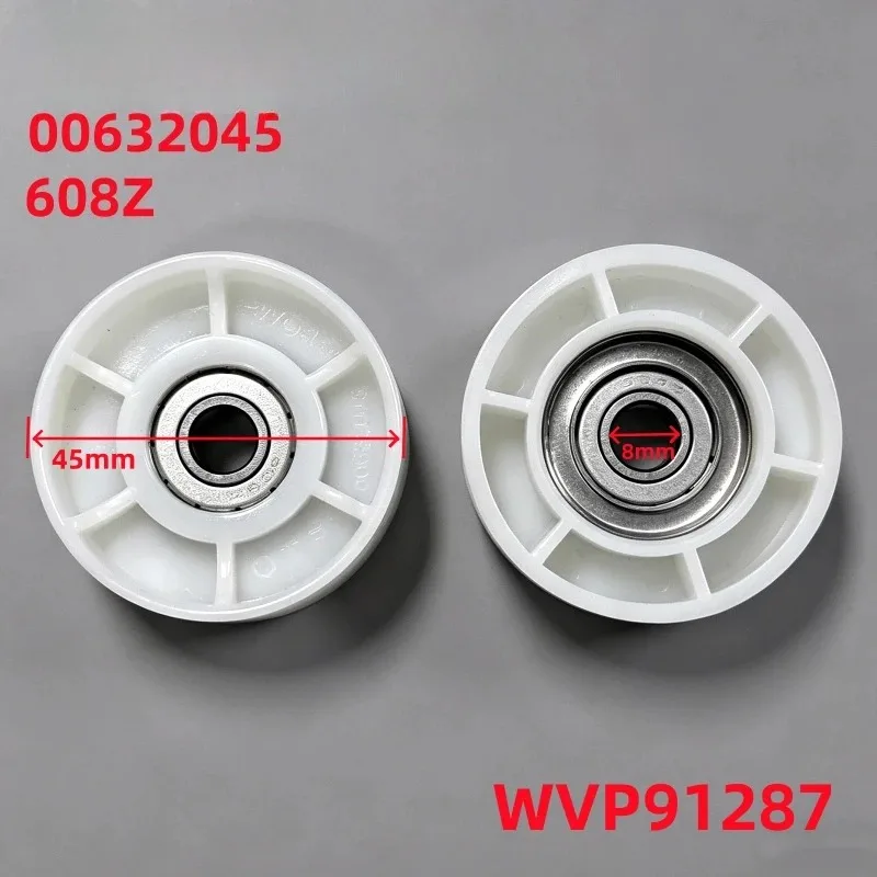1pcs Dryer Belt Tension Pulley for Bosch Siemens Tumble Dryer Motor Idler Wheel