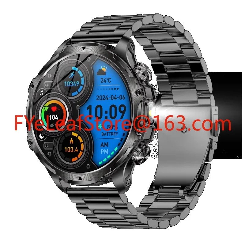 

AK75 Smart Watch 1.85" BT Calling Sleep Dynamic heart rate Tracking 700mAH 100+Sport Modes IP67 Deep Waterproof Smartwatch watch