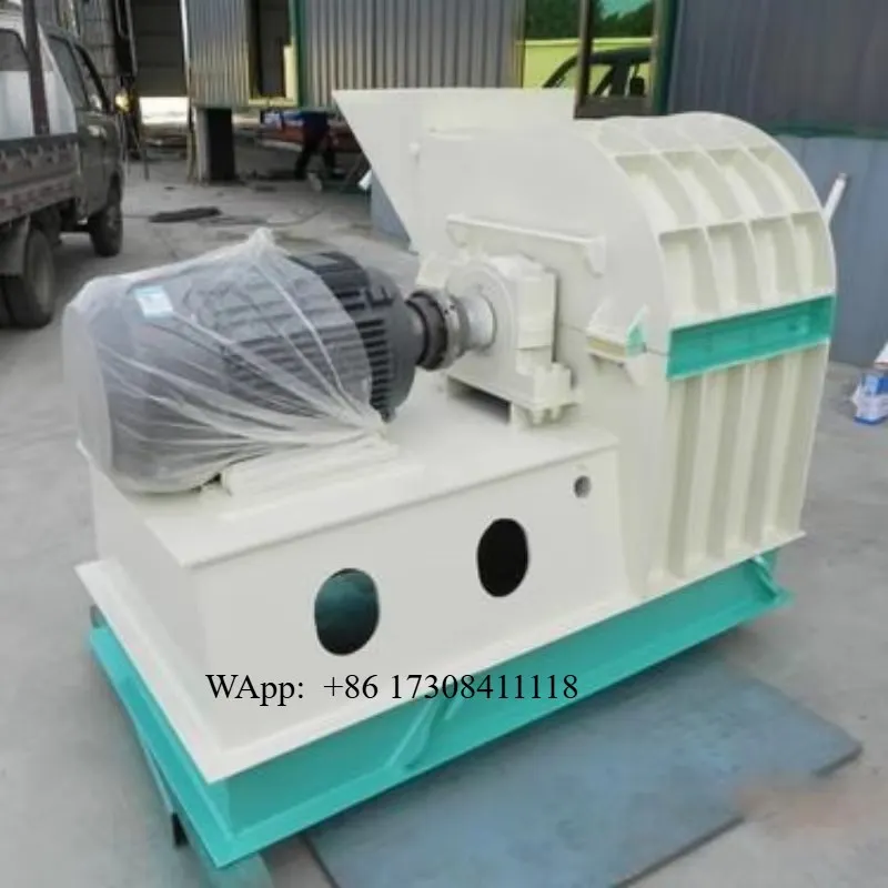 Auto Operation Easy Maintain Good Performance Wood Sawdust Crusher