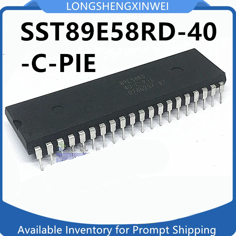 1PCS  SST89E58RD-40-C-PIE SST89E58RD Direct Insertion DIP-40 New Microcontroller Chip