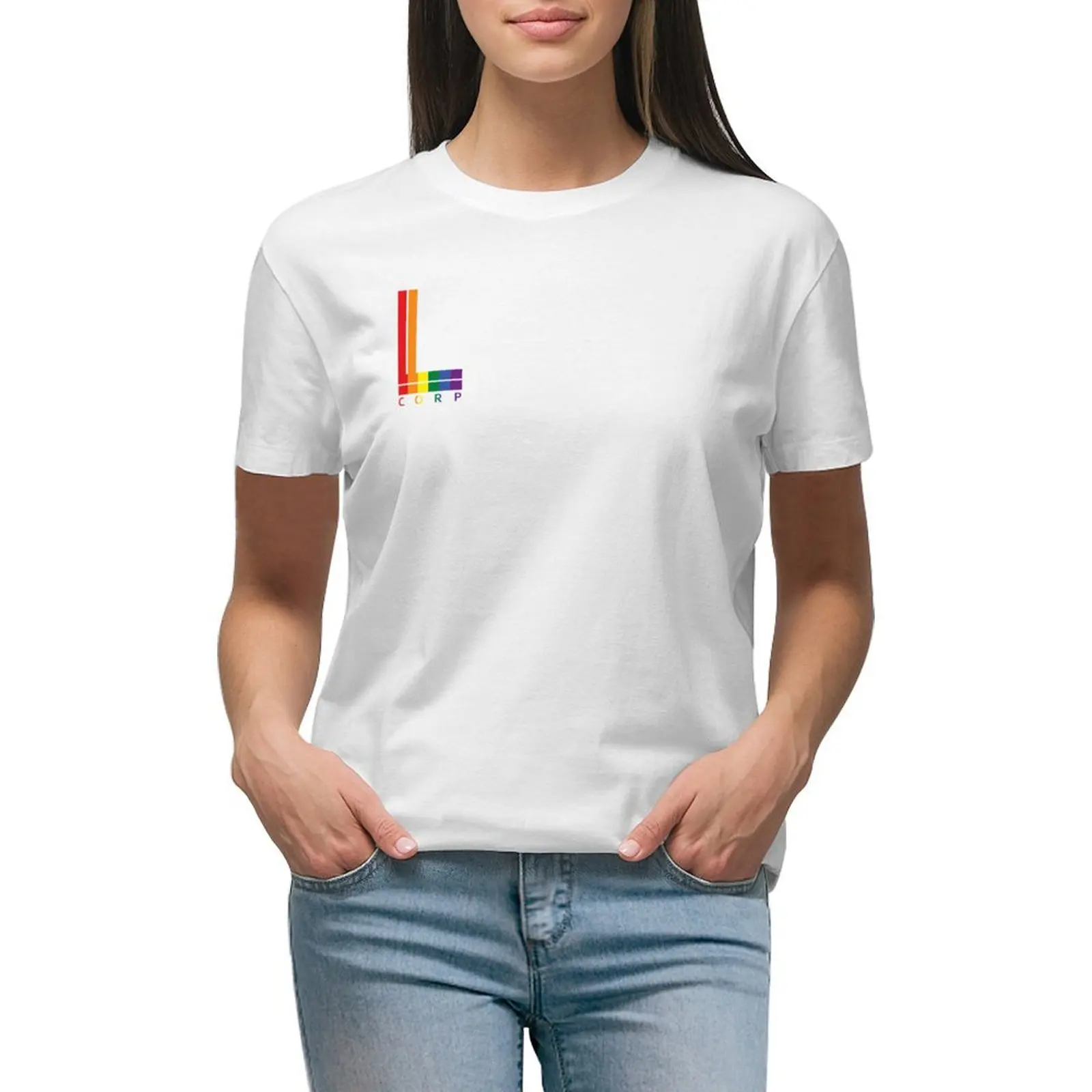 L-Corp PRIDE T-shirt cute tops lady clothes graphic t-shirts for Women