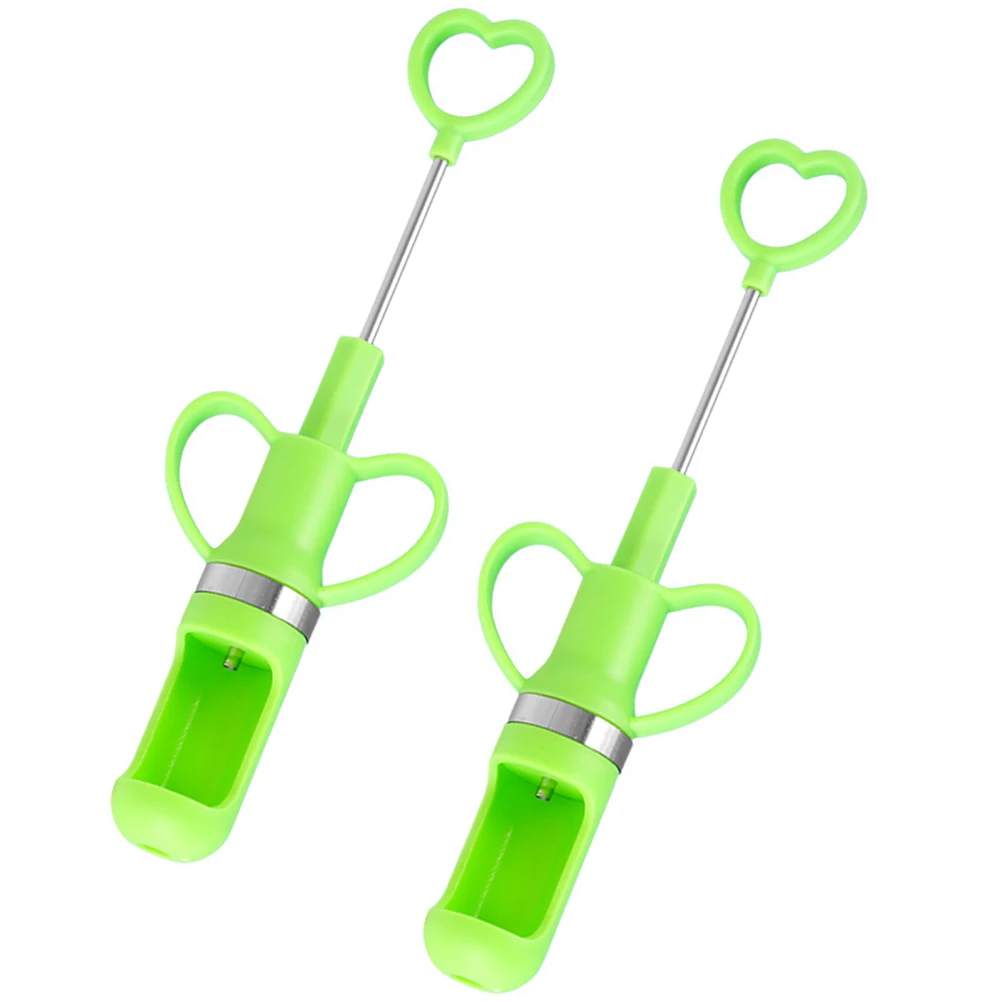 

2pcs Green Cherry Pitter Tool Red Date Core Remover Multifunctional Hawthorn Pit Extractor Kitchen Fruit Gadget