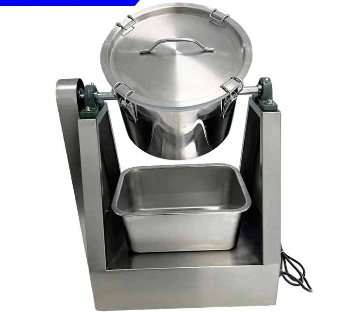 Small laboratory stainless steel powder mixer, granular mixer, drum, mixer, mixer