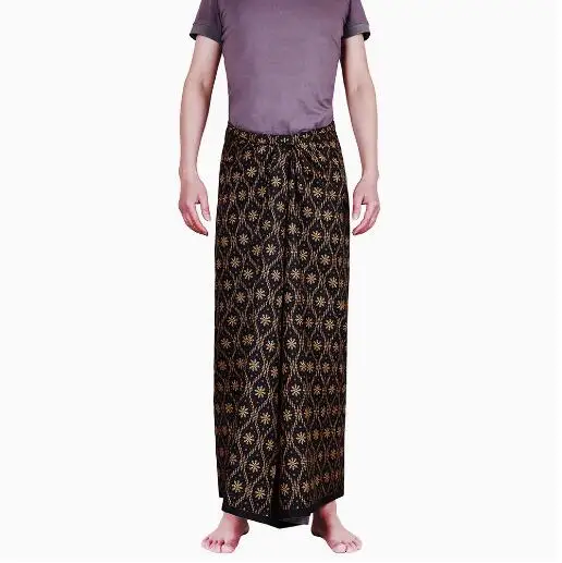 Malaysia Longyi Skirt Sarong Men Traditional Myanmar 196*115  Grid