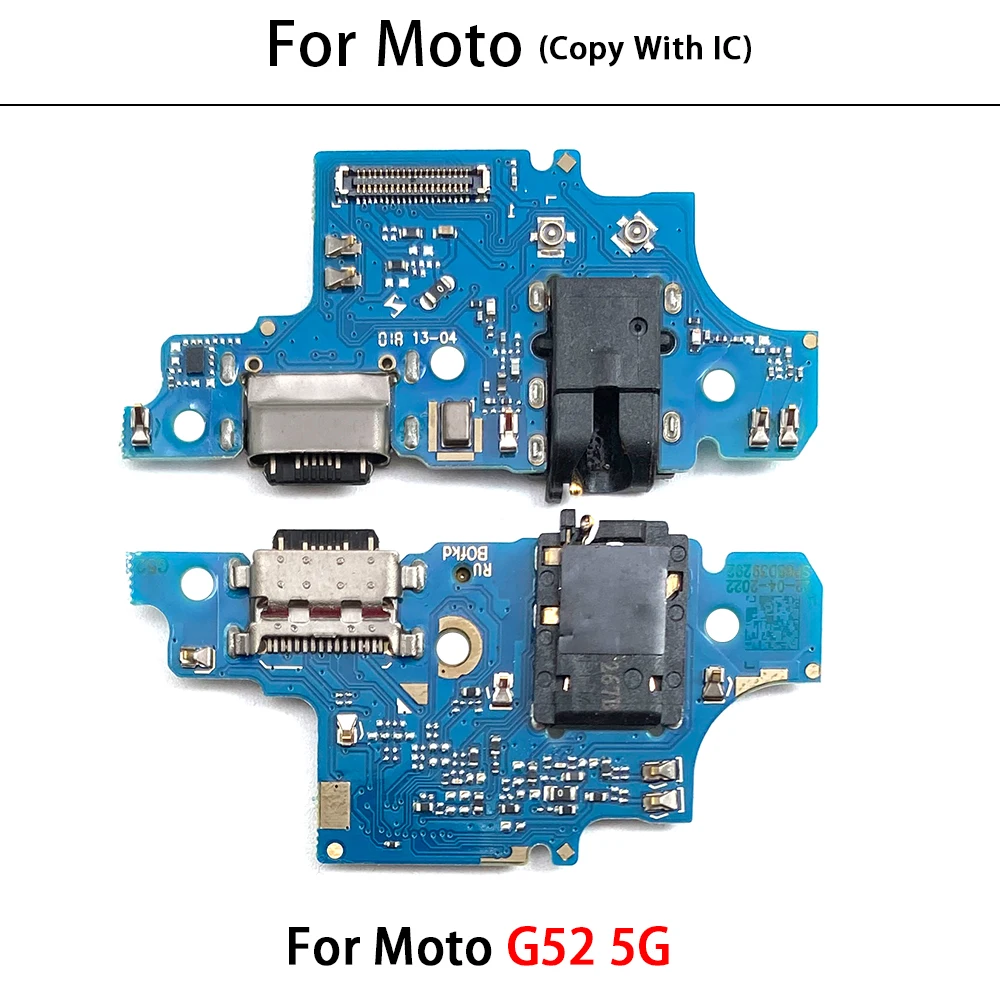 10Pcs，USB Charging Port Dock Plug Socket Jack Connector Charge Board Flex Cable For Moto E13 E22 E22i G13 G23 G32 G52 G53 5G G72