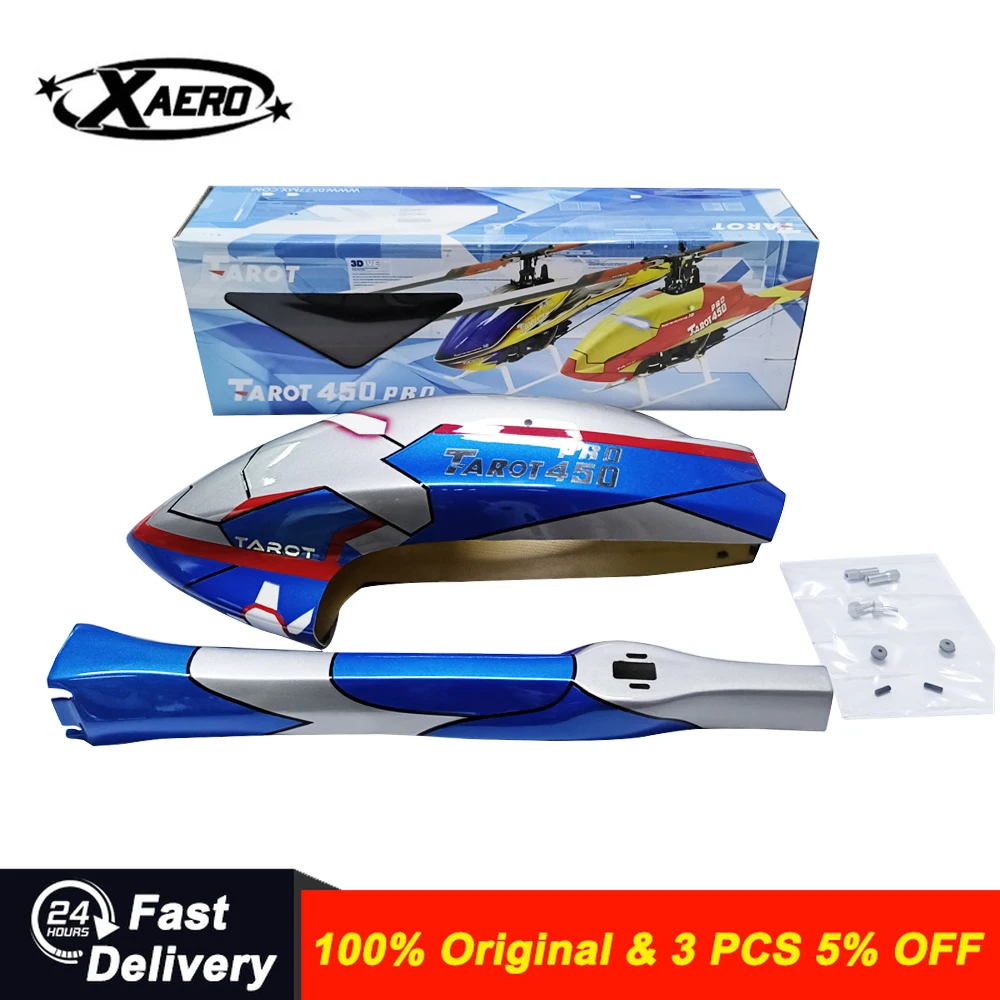 Tarot 450PRO couverture complète auvent TL2847 TL2857 TL2842 coque complète pour modèle de mise à niveau d'hélicoptère RC