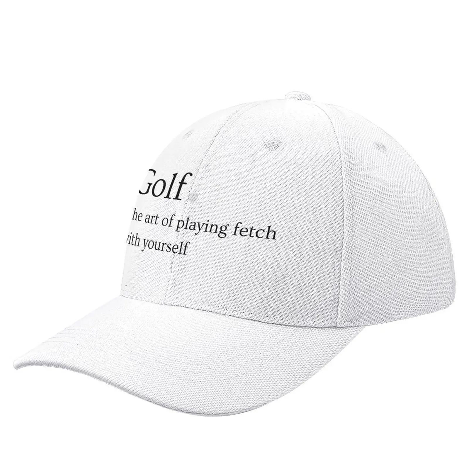 

Golf: The Art Of Playing Fetch With Yourself. Baseball Cap Icon Visor Military Tactical Cap funny hat Girl'S Hats Men's