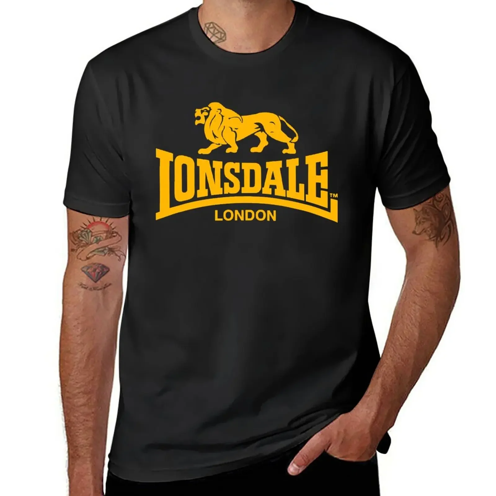 

New Lights Lonsdale T-Shirt tops cute tops plain t-shirt men t shirt