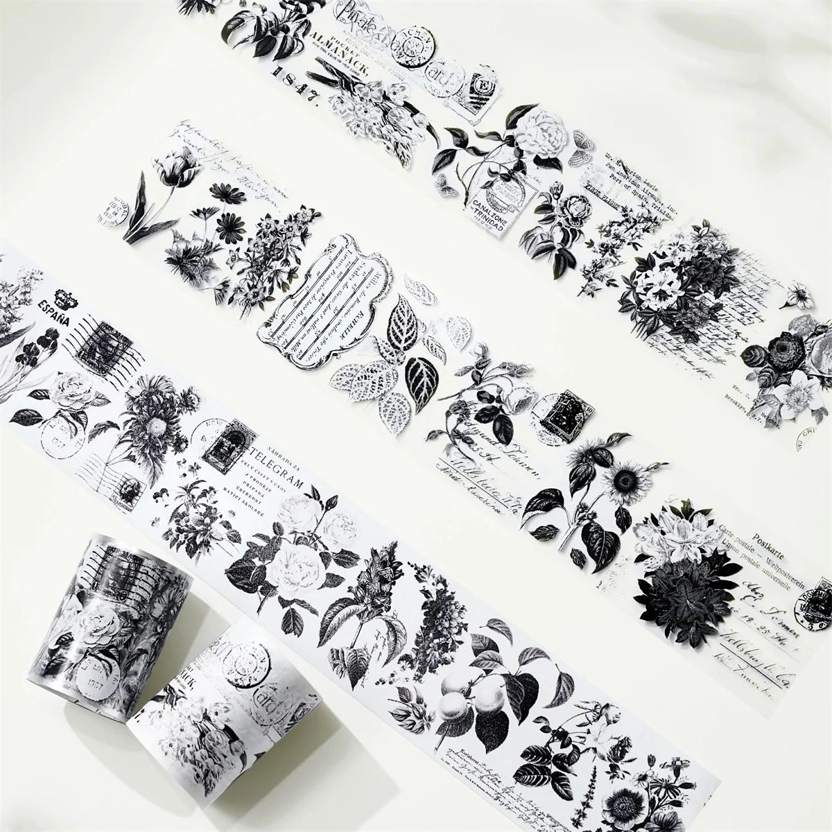 Vintage Retro Inspiration Fragment Florilegium Map Washi PET Tape DIY Card Making Scrapbooking Plan Decorative Sticker