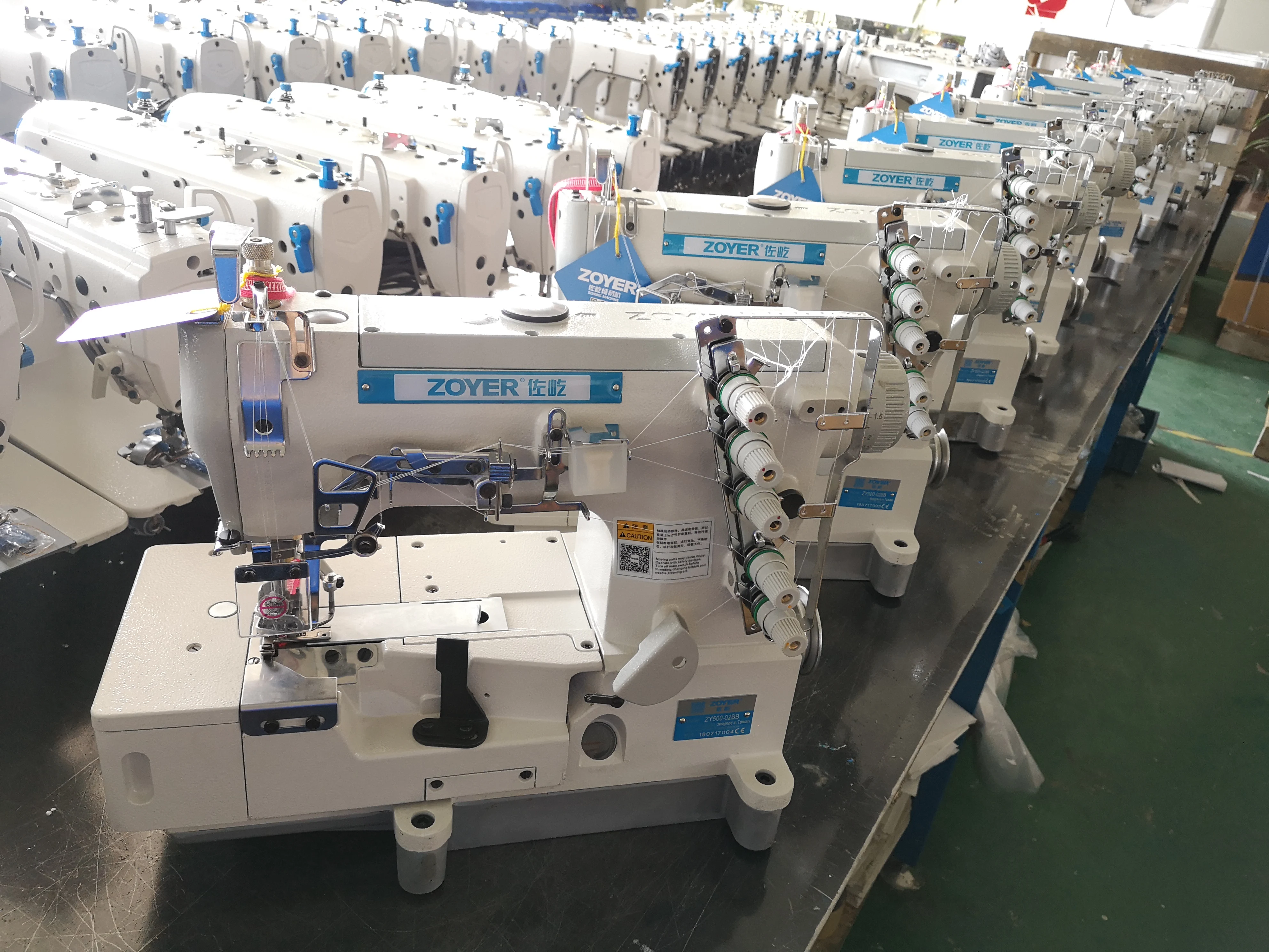 ZY500-02BBD DRIVE DIRETO DE ALTA VELOCIDADE ROLLED-EDGE STRETCH PREÇO DE MÁQUINA DE COSTURA DE INTERLOCO PLANO