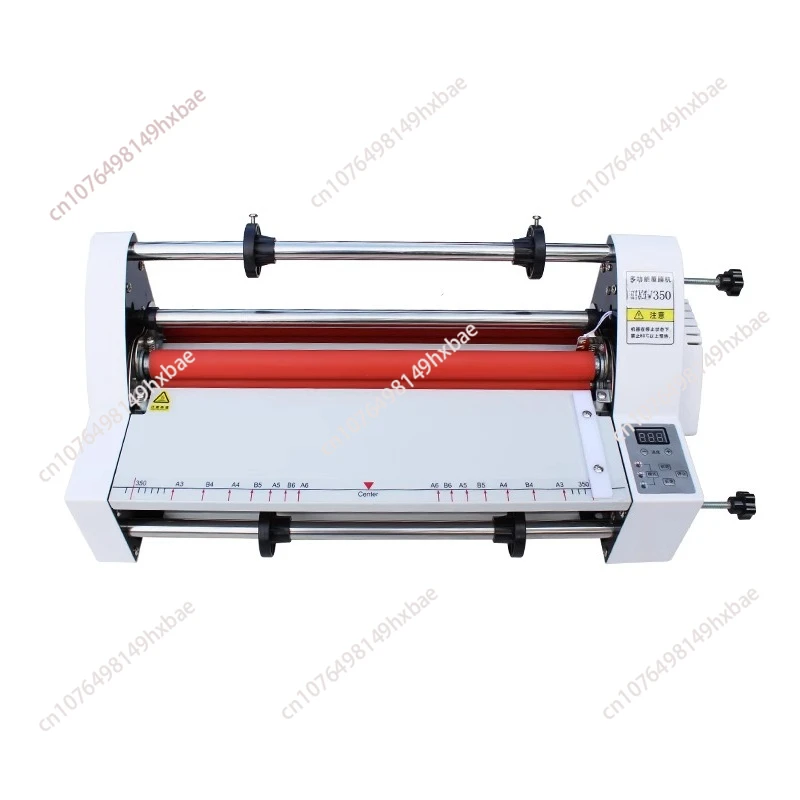 Plastifieuse à Film V350, quatre rouleaux, format A3, Machine à plastifier à chaud, contrôle électronique de la température, plastifieuse Singleroll XH