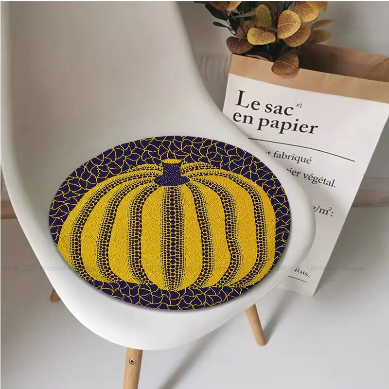 Yayoi Kusama  Nordic Printing Dining Chair Cushion Circular Decoration Seat For Office Desk Cushion Pads