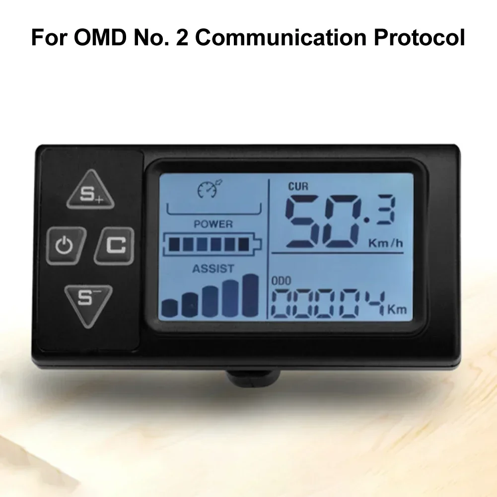 

For Cycling For Outdoor Use 86 X 44mm E-Bike Display 24V 36V 48V Display Unit Ebike 5 Pins Connection ABS Material