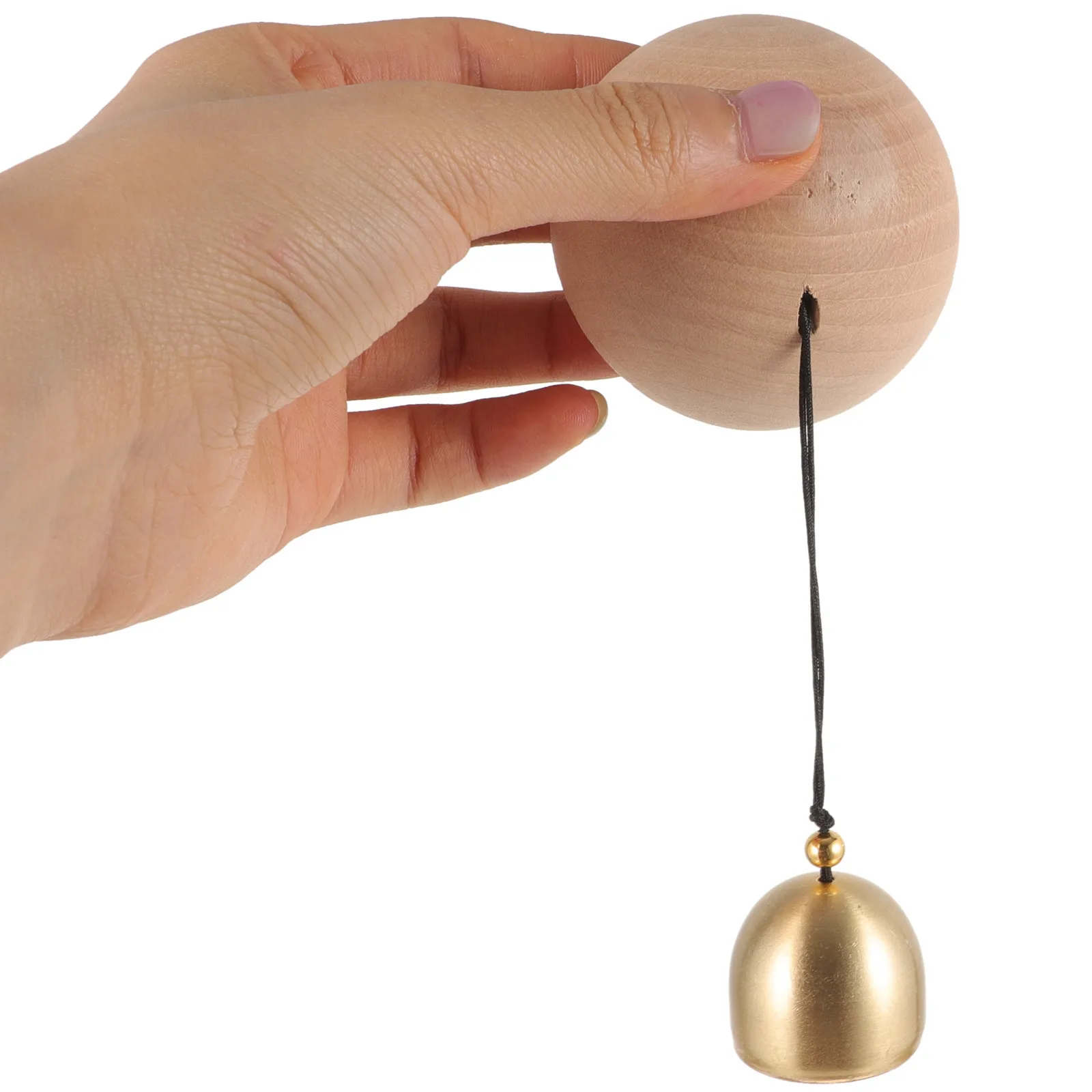 

Wooden Shopkeeper Bell Hanging Door Open Chime for Home Business Office Decorative Entry Wind Bell Outdoor Garden Patio