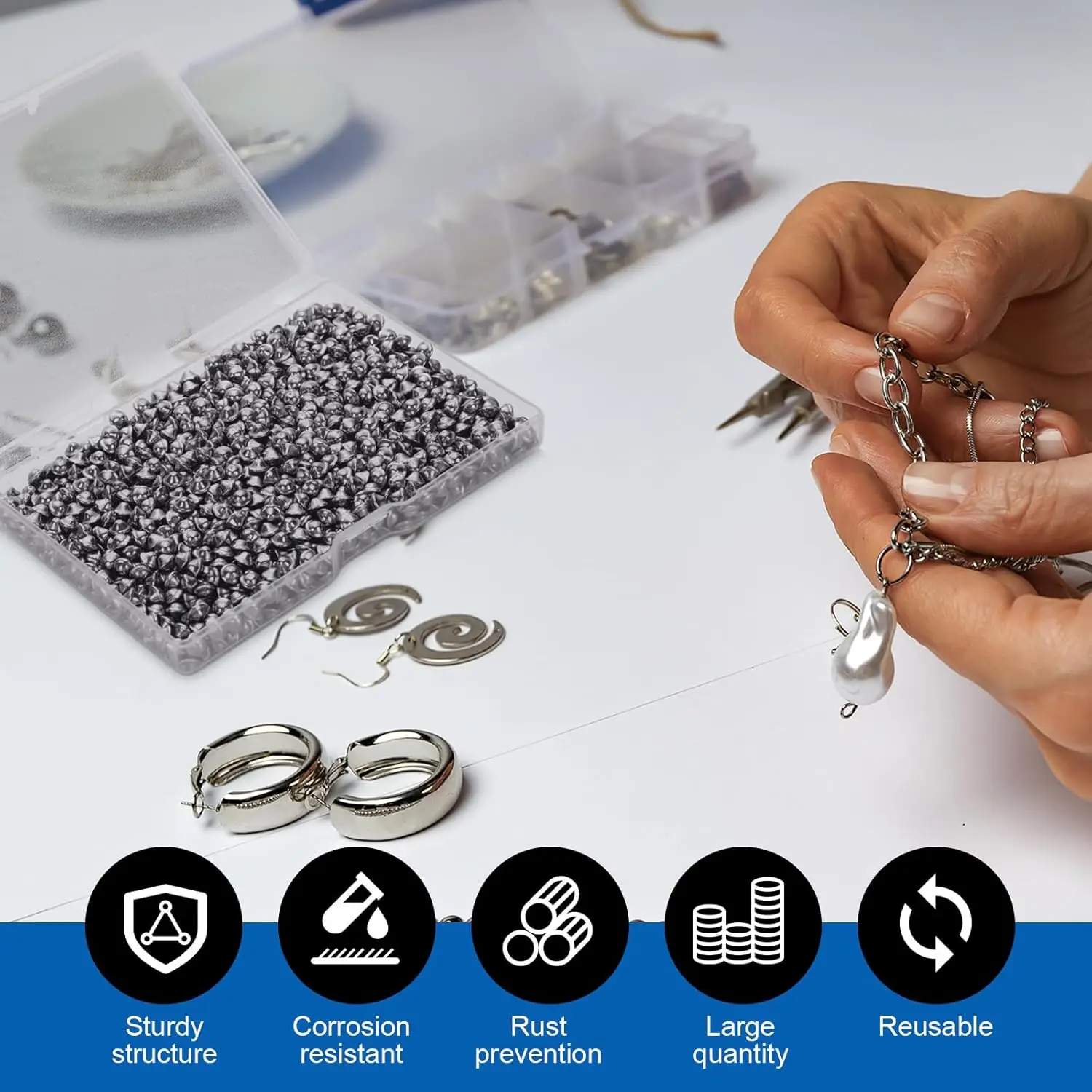 440g Stainless Steel Tumbling Media for Jewelers Saucer Stainless Steel Shot Ball Tumbling Media Shot Jewelers Tumbler Finishing