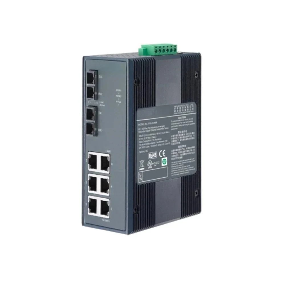 Fast Ethernet 6G+2G Multi-Mode SC Fiber Port Unmanaged Ethernet Switch
