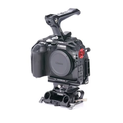 TILTA for Canon R6 Mark II  R6M2 TA-T45-A-B Full Camera Cage for Canon R6 Mark II  R6 M2 Half camera cage 15mm LWS Baseplate