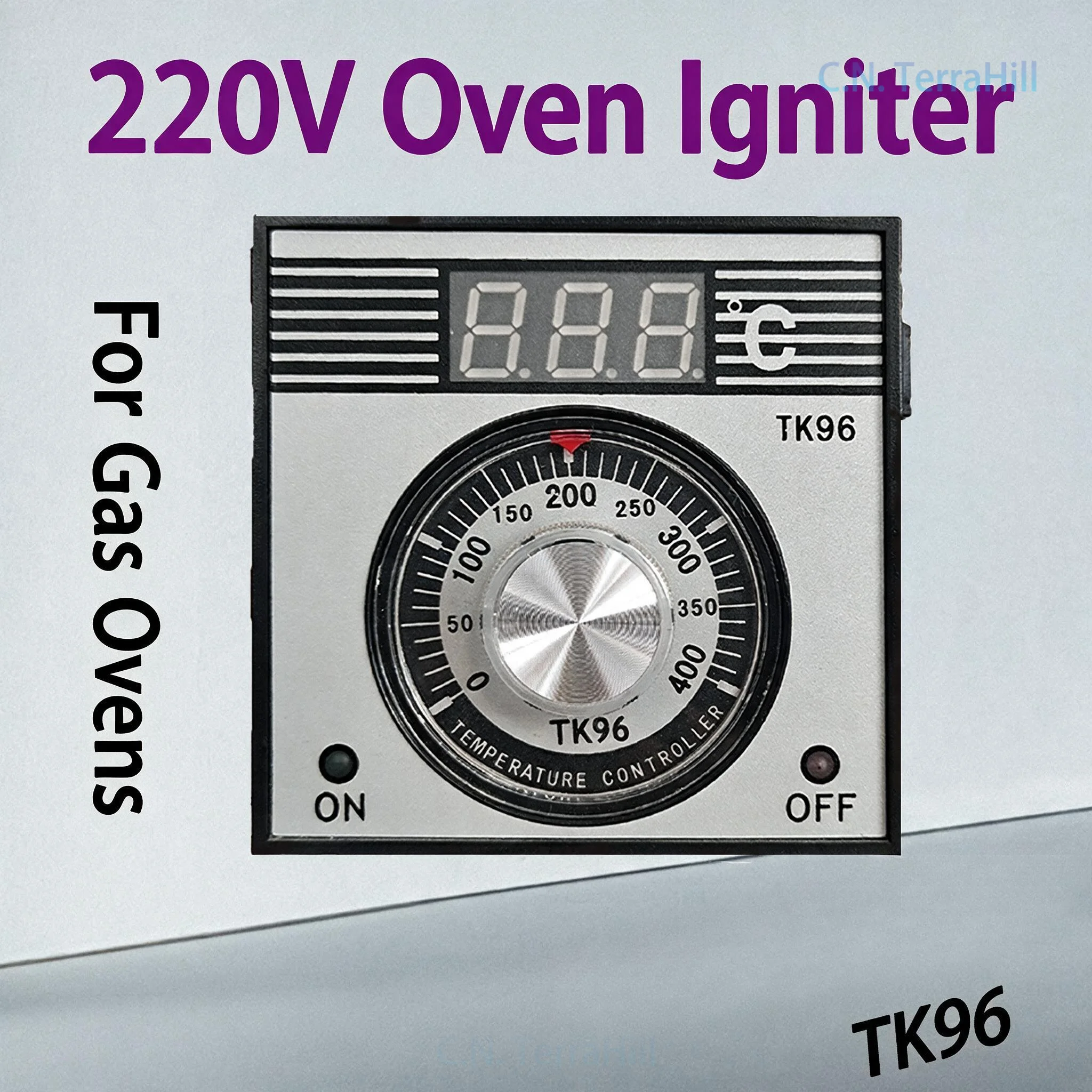Oven Temperature Controller TK96 Gas Oven Thermostat Digital Display Universal Replacement Part