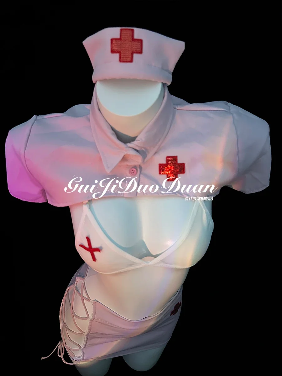 Sexy pure desire nurse uniform cos cosplay underwear career suit