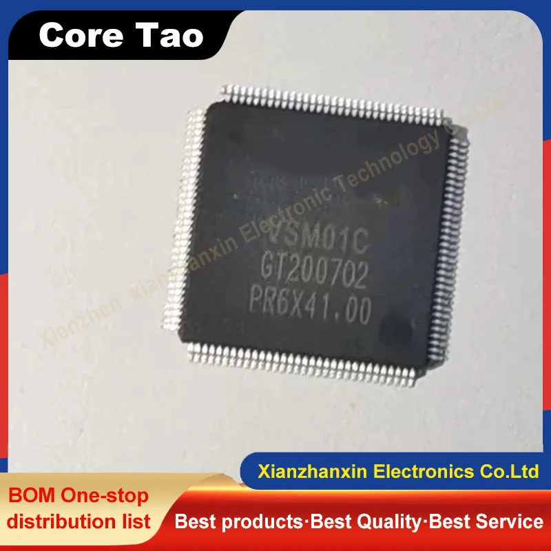 1PCS/LOT XVF3000-TQ128-C XVF3000 Screen printing VSM01C TQFP128 Audio chip