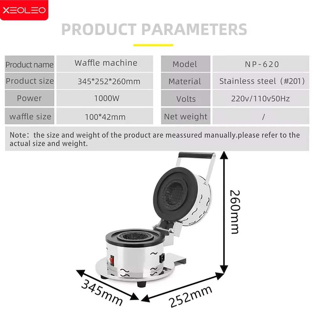 XEOLEO Electric Ice Cream UFO Burger Maker 1000W Hamburg Gelato Panini Press Ice Cream Waffle Machine 10CM Sandwich Press Maker