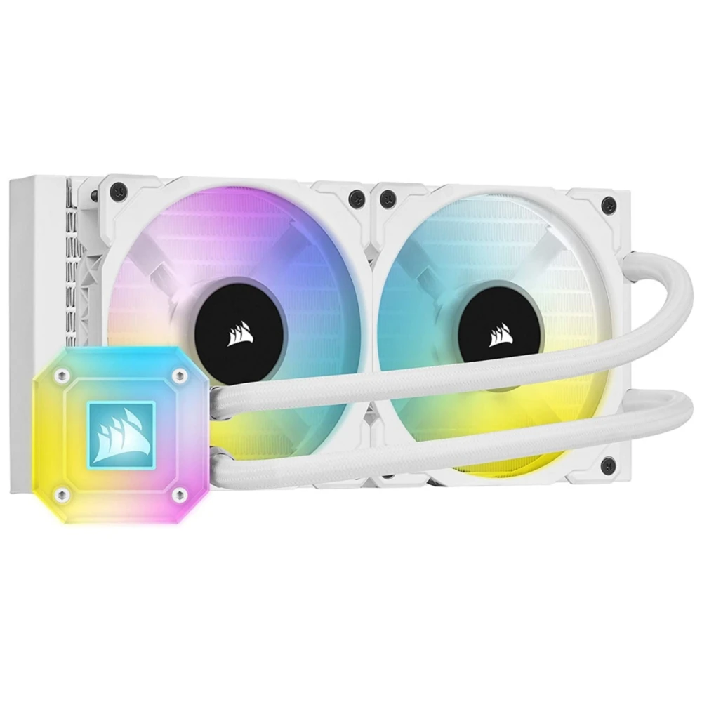 Corsair iCUE H100i Elite Capellix Liquid CPU Cooler for Desktop - White