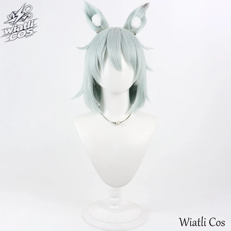 Chainsmoker Cat Yani Neko Satou Yuko Cosplay Wig With Ears Tail Adult Women Men Halloween Roleplay view 5