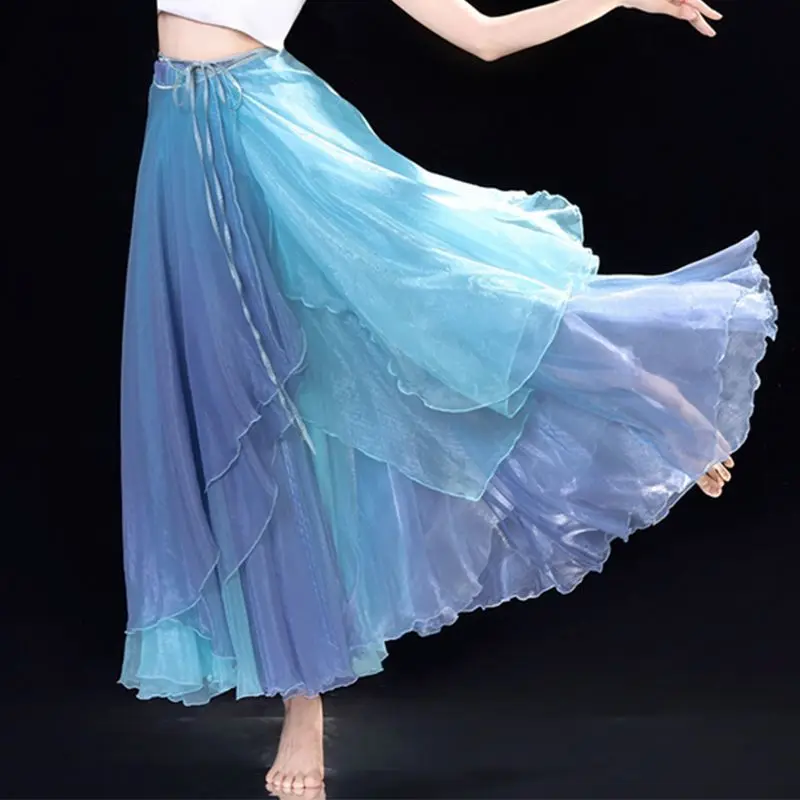 Fifteen Dream Sea Moon Dance Costumes Feature An Irregular Design Inspired By Celestial Motifs, With A Flowing, Classical-style