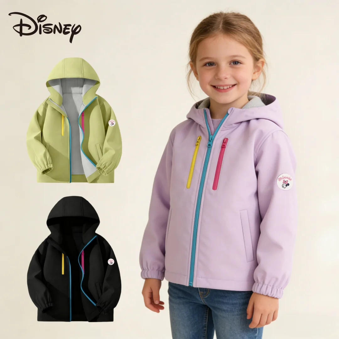 

Disney Kids Весенняя удобная дышащая ветровка на молнии Осень-зима ветрозащитная водонепроницаемая прочная куртка Верхняя одежда