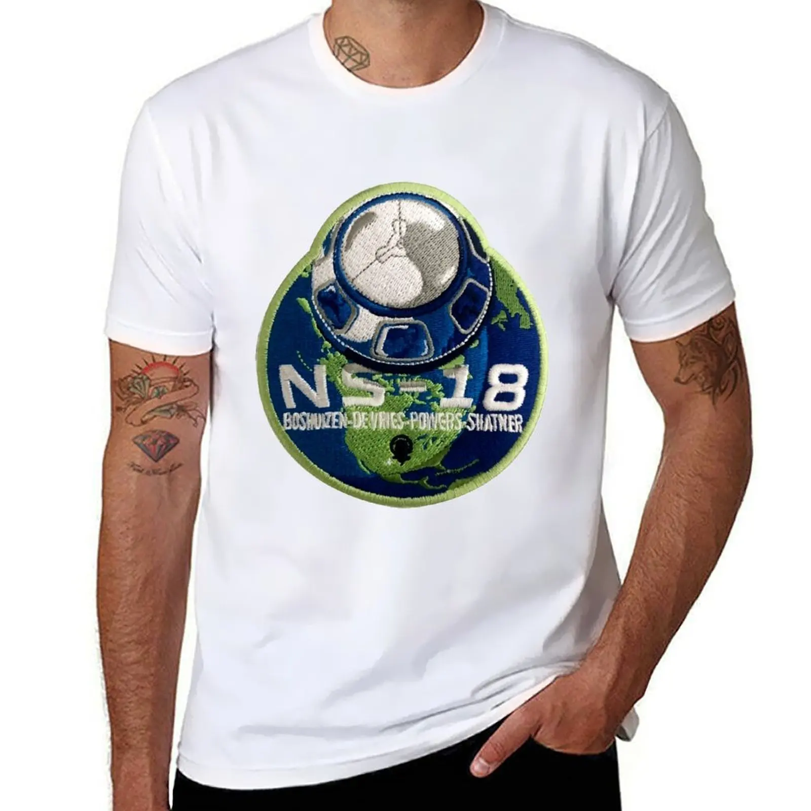 

NS 18 Logo T-Shirt t shirts for man pack white t shirt man casual t shirt man luxury T-shirt