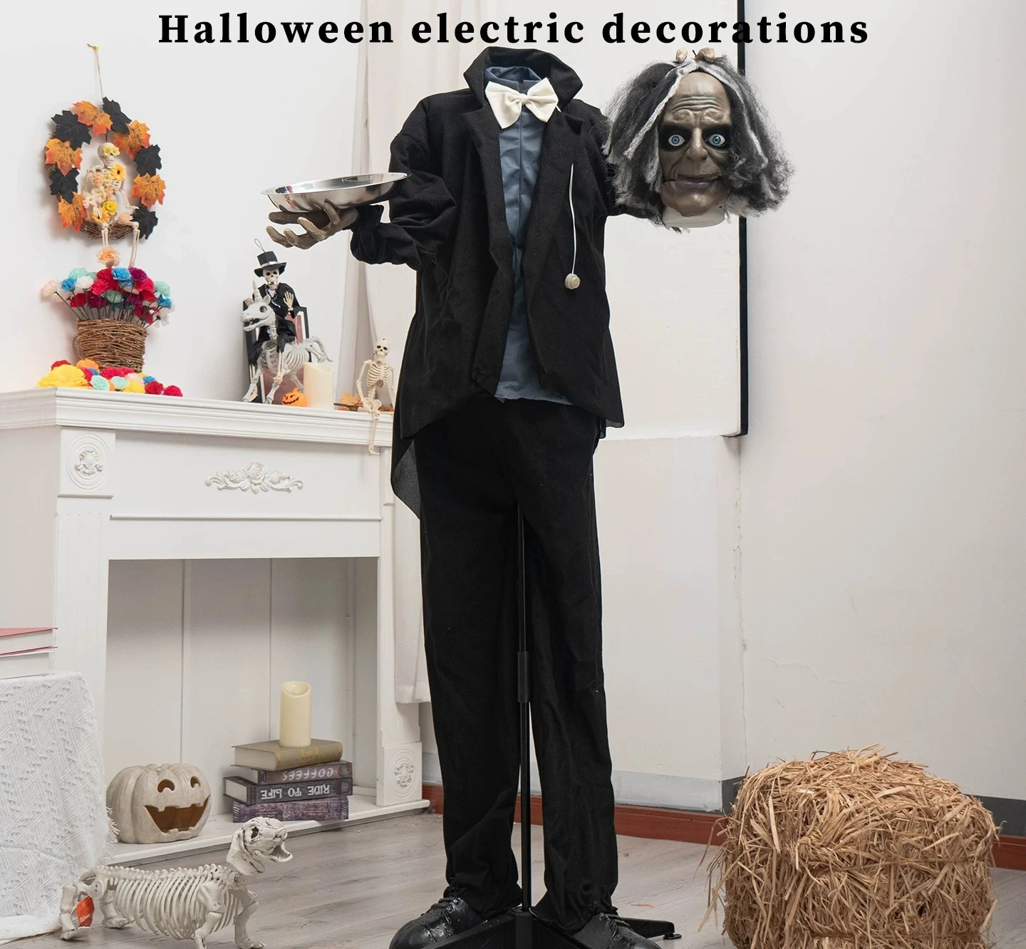 Factory Direct 20.26 million Sanctuary end plate shaved butler standing ghost electric induction luminous sound haunted house