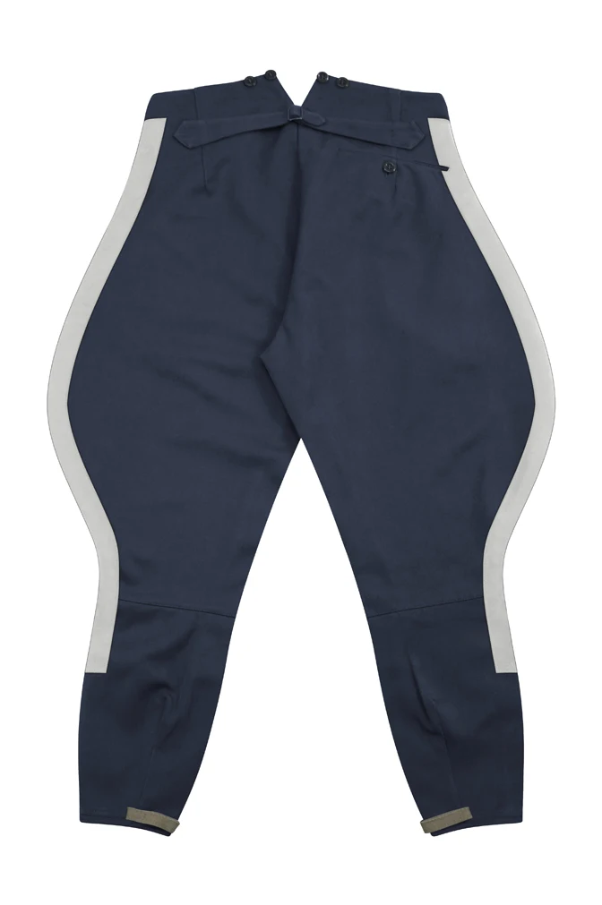 GUDF-011 WWII German Luftwaffe General Blue Grey Gabardine Breeches